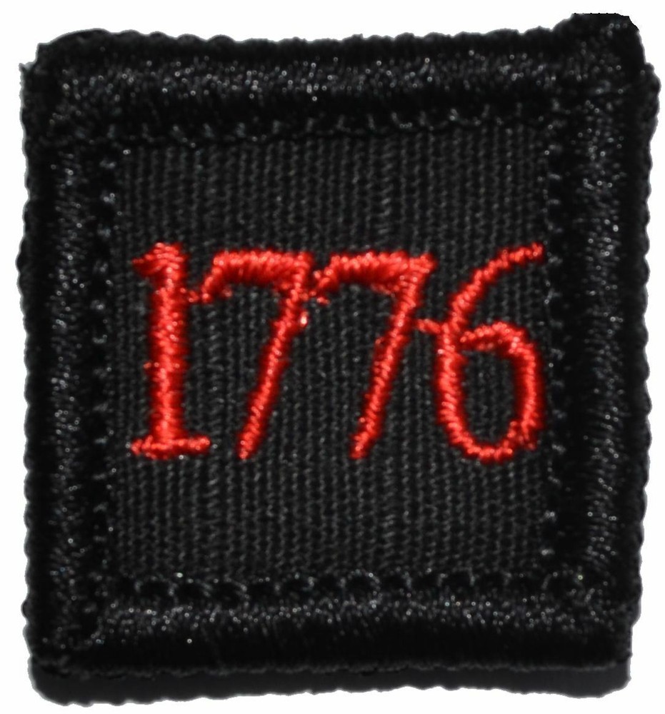 1776 - 1"x1" w/ Fastener Military Patch