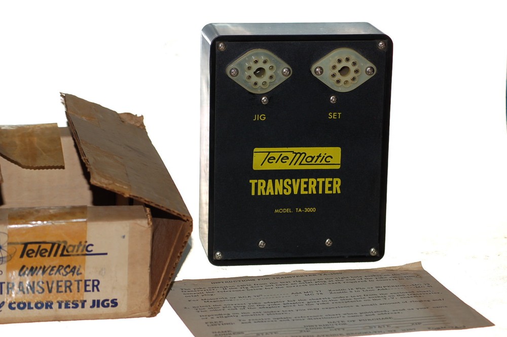Vintage 1960's TELEMATIC TA3000 Transverter Original Box Solid State TV Testing