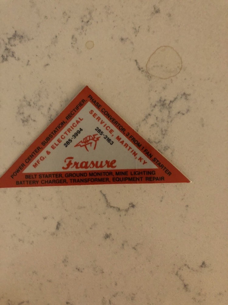 Coal Mining Stickers. Nice Older Vendor
