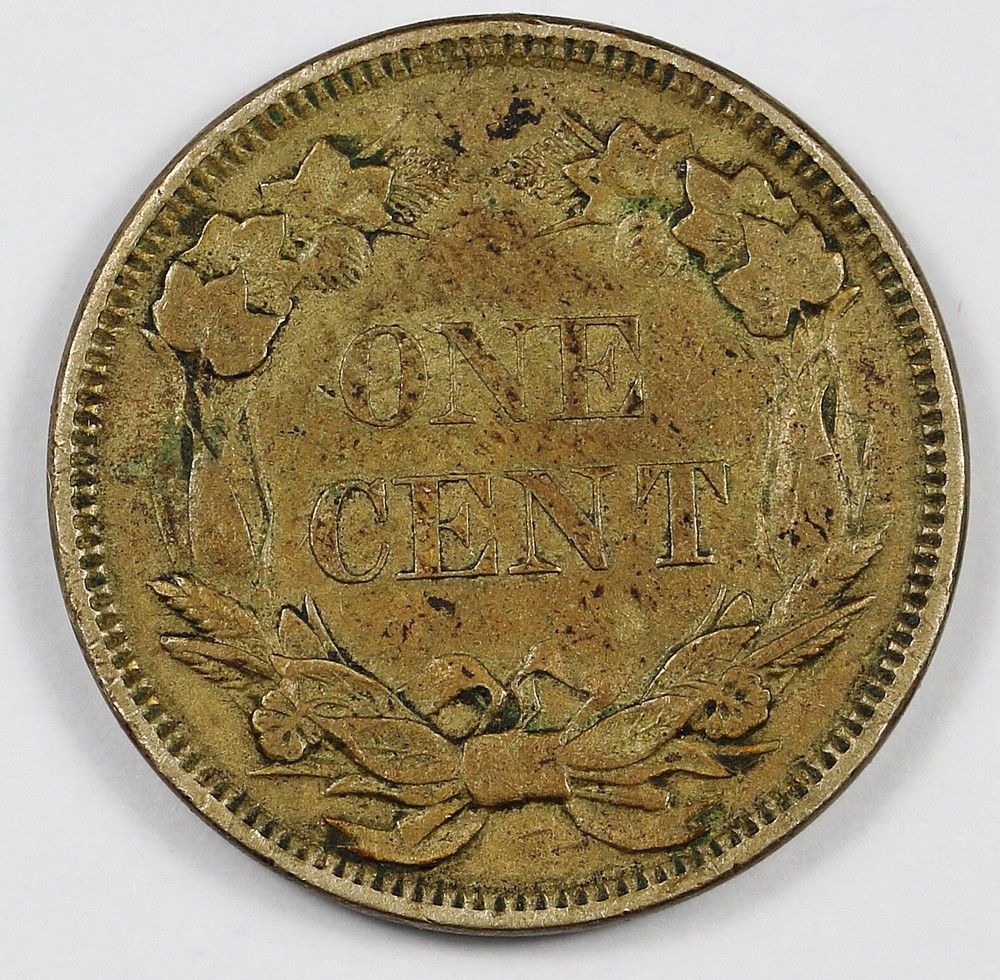 1858 Flying Eagle. Natural Uncleaned. XF. 168284