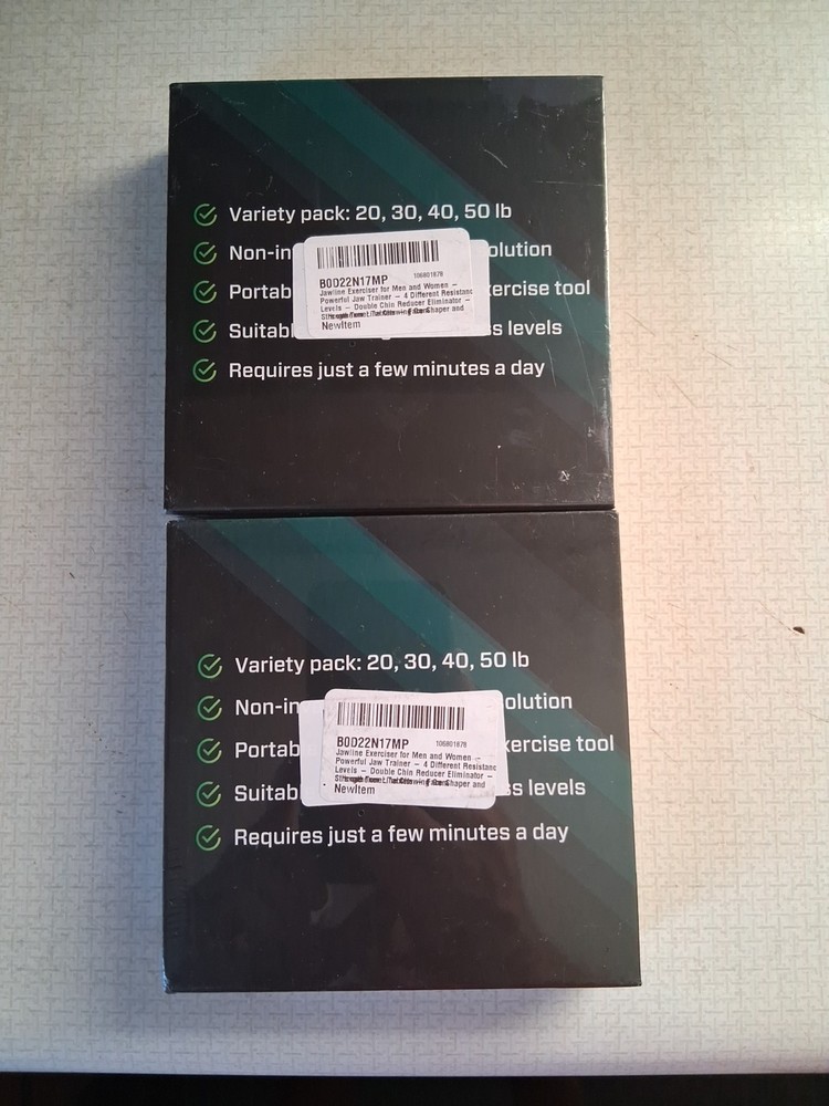 Jawline Exerciser 4-level Set Getting 2 Boxes 4 Pack X2