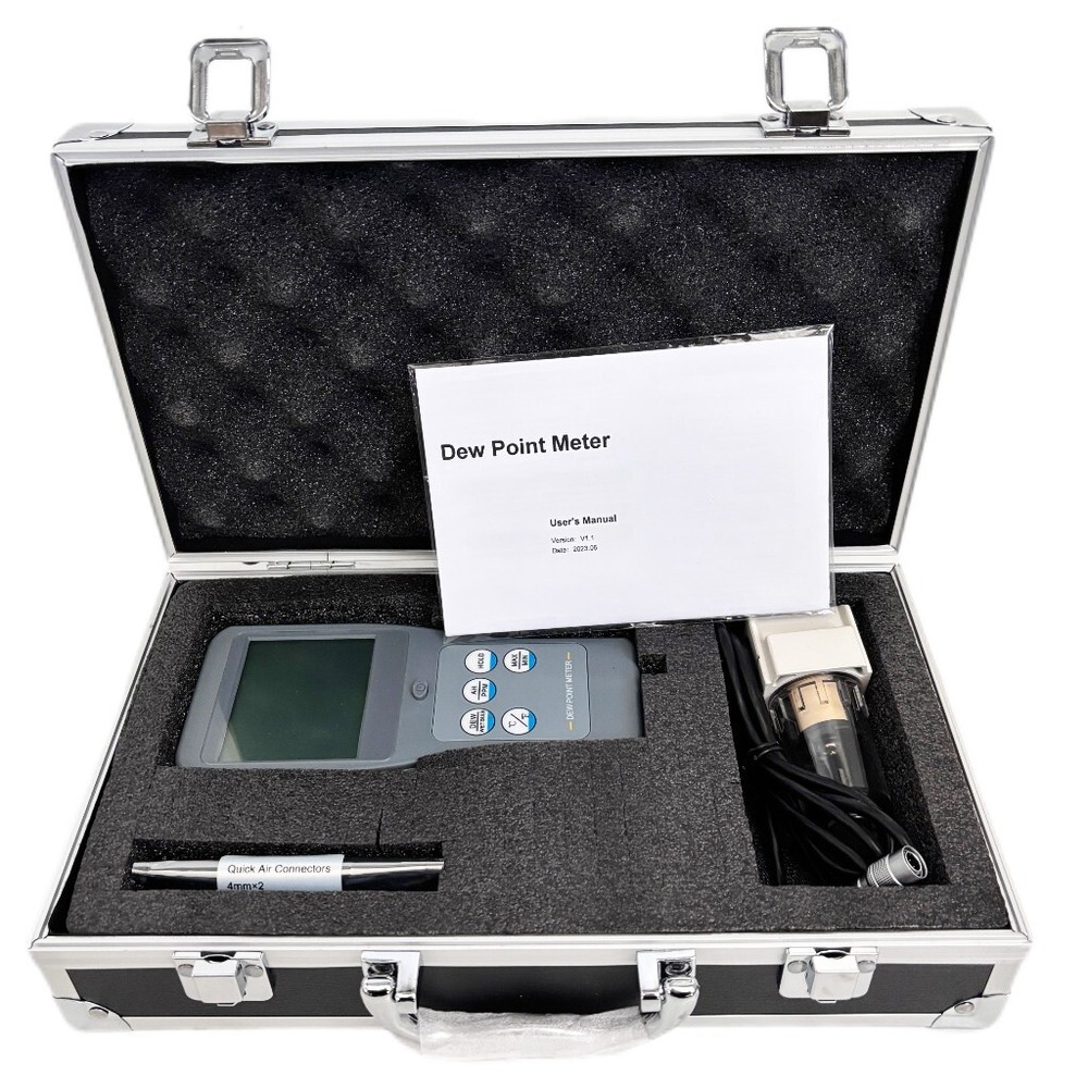 Dew Point Meter Analyzer Split Dew Point Monitor with 6 Measurement Parameters