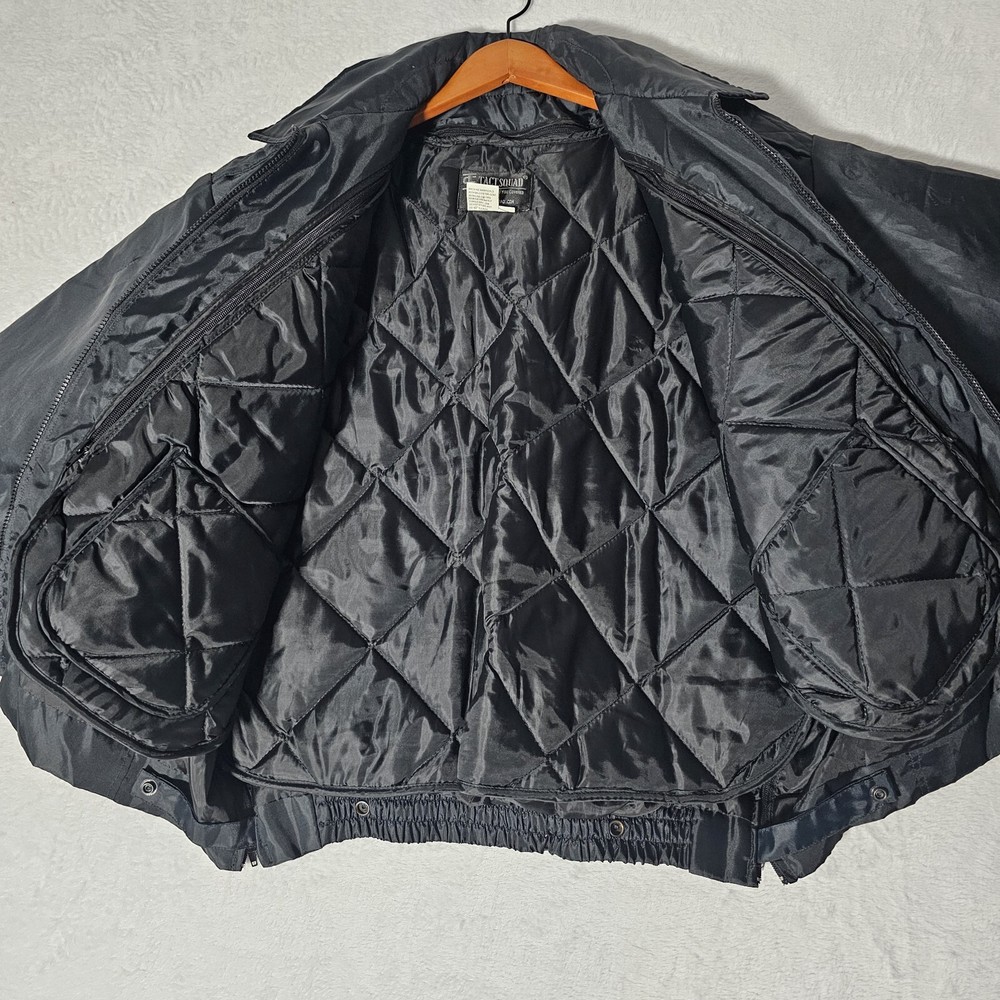 TACT SQUAD Classic Duty Jacket With Removable Liner Size Medium Black