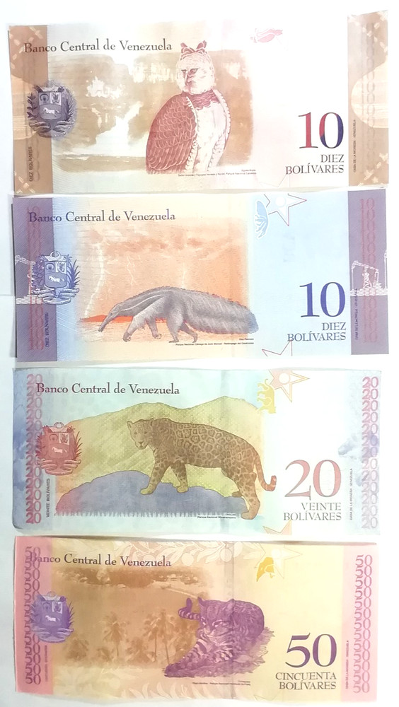Banknotes Venezuela, 21 Notes, Various Years, UNC.