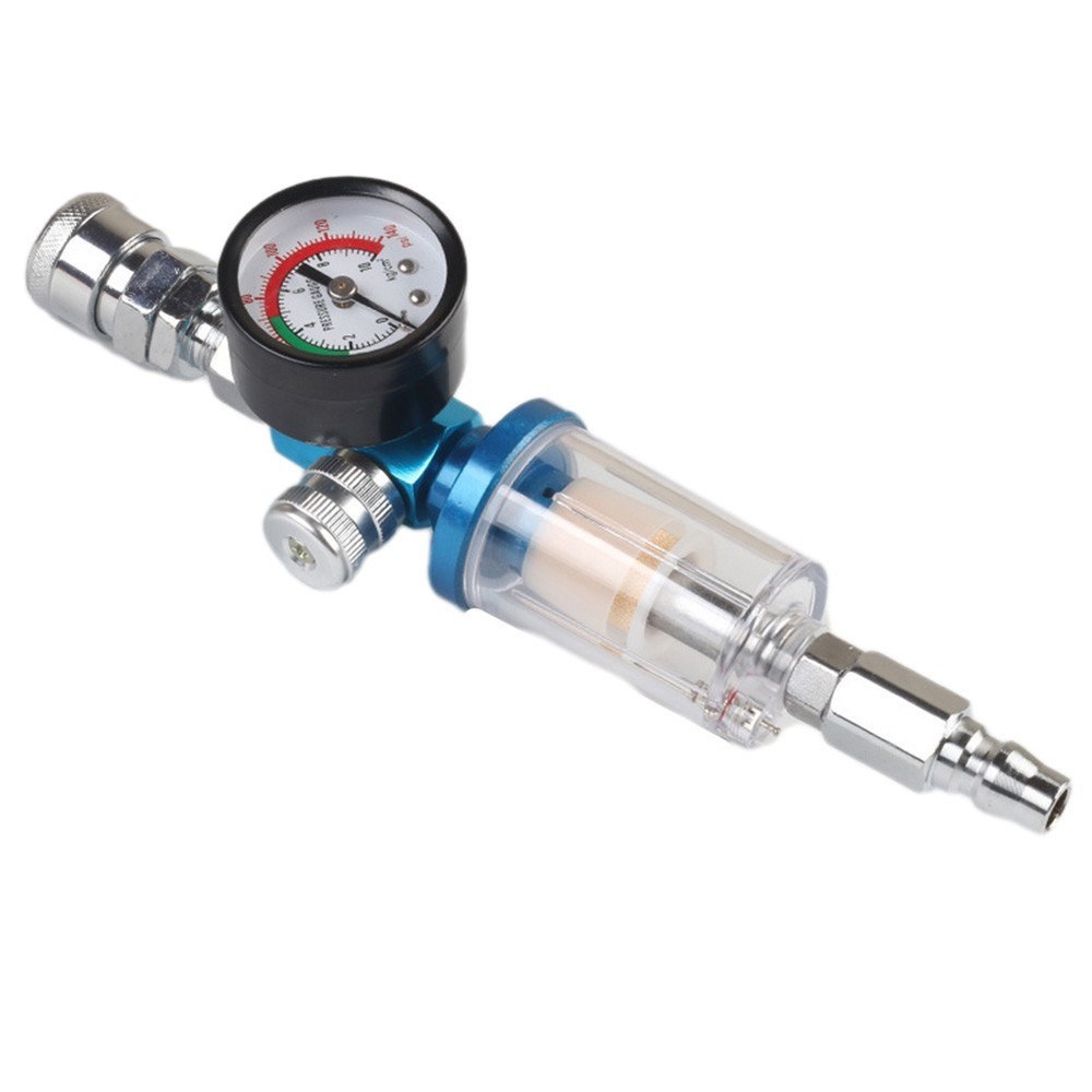 Air Regulator Gauge Airbrush Filter Compact Filter Unit Copper Core Material
