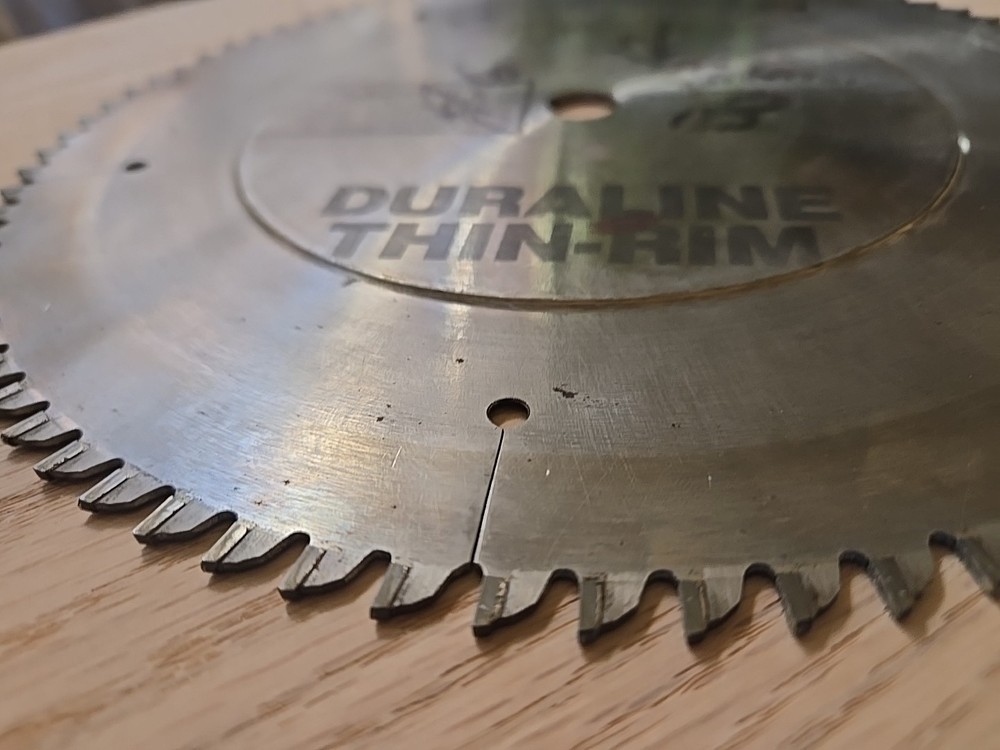 Forrest Duraline Thin-rim 10 Inch Blade 80 teeth- Missing One