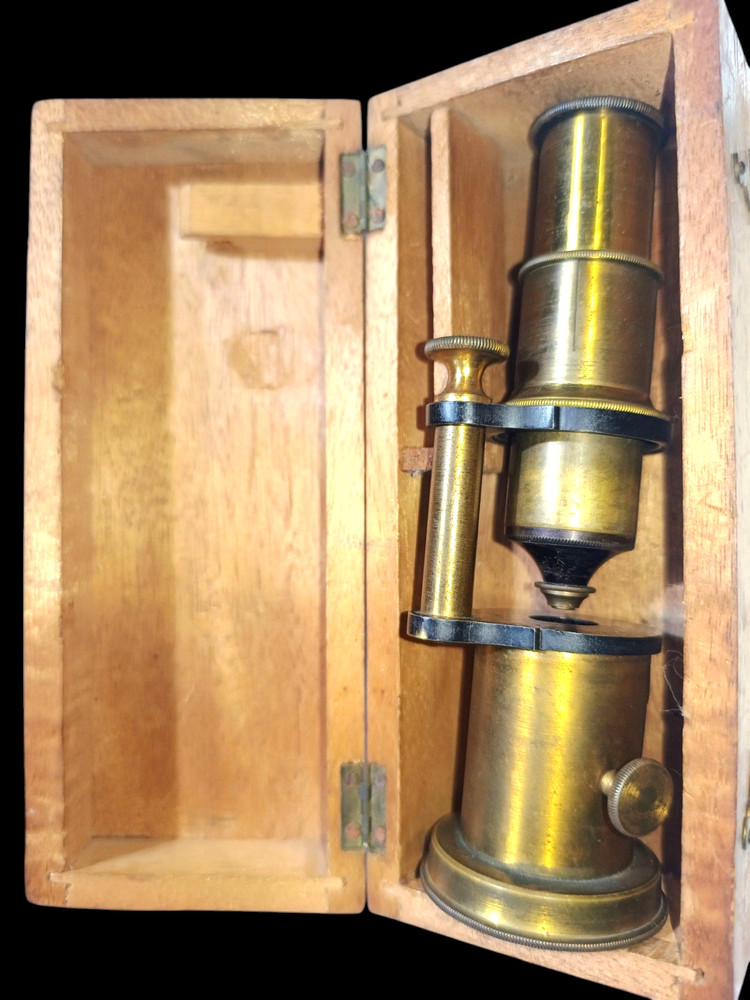 OBERHAUSER - type drum or barrel microscope Circa 1870