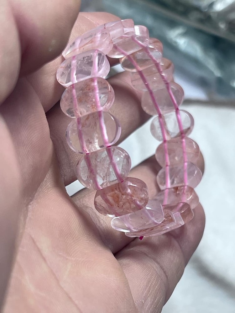 Top Quality Gemstone Rose Quartz Stretchable Handmade Bracelet