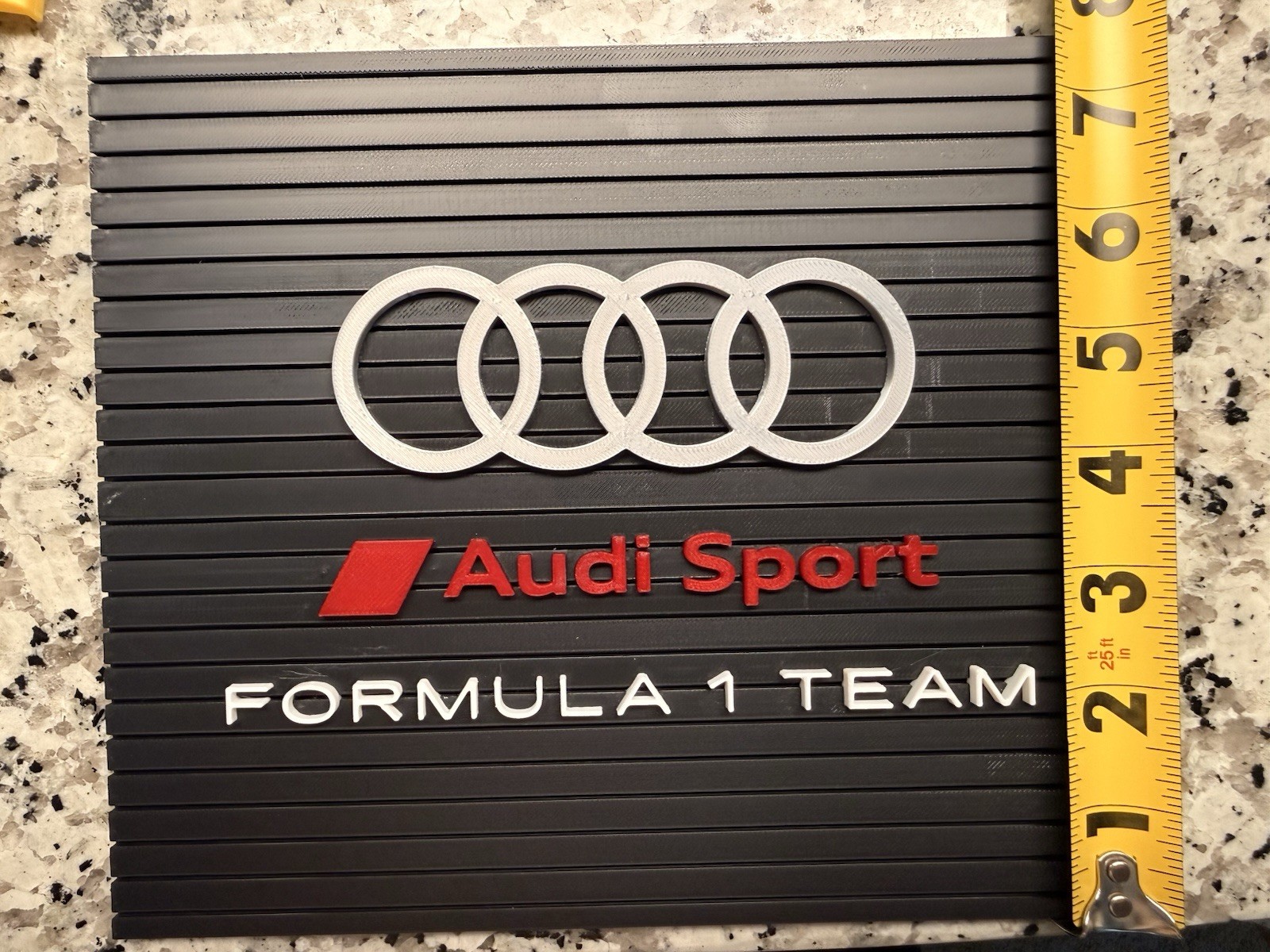 Audi F1 Team Logo Display Wall Art Sign Decor For F1 Collector Racing Fan Gift