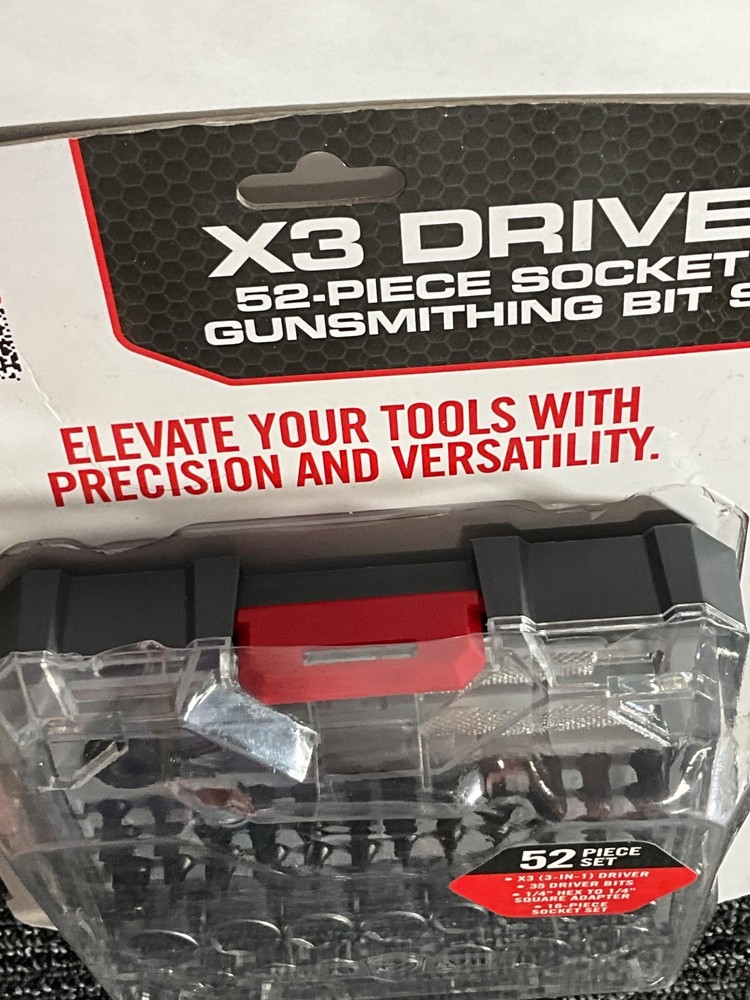 Real Avid X3 Driver 52 Piece Gunsmithing Bit Set