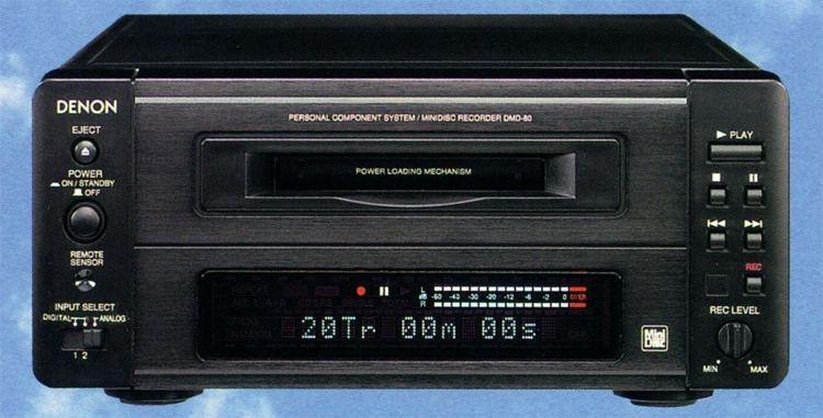 DENON DMD-80 MiniDisc Recorder Working Confirmed