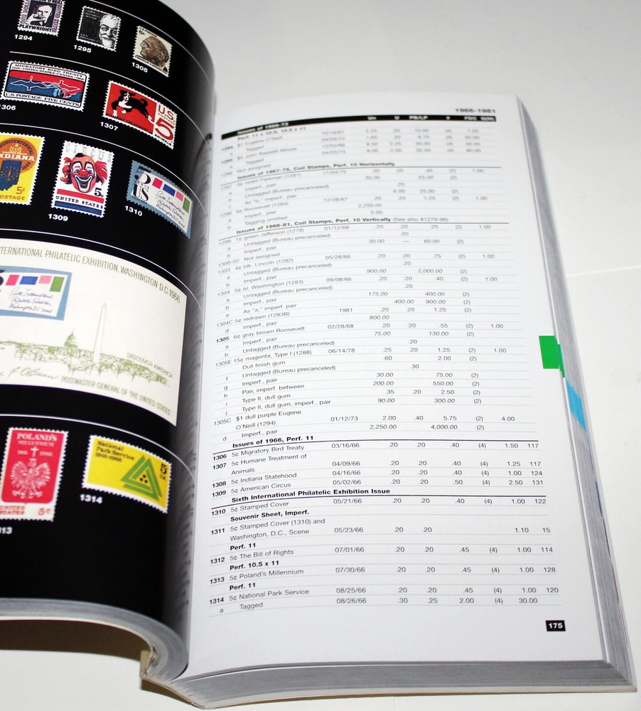 The Postal Service Guide to US Stamps Updated Stamp Values 28th Edition 2001