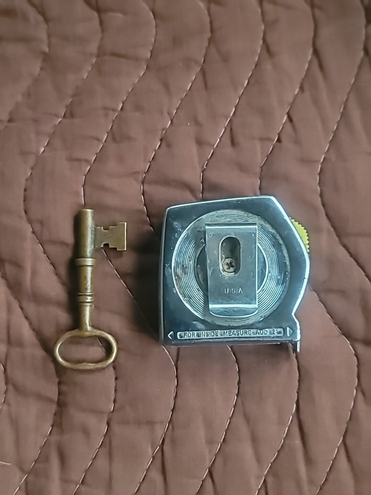 Awesome Old Solid Brass Skeleton Key ☆ Antique Metal Key!