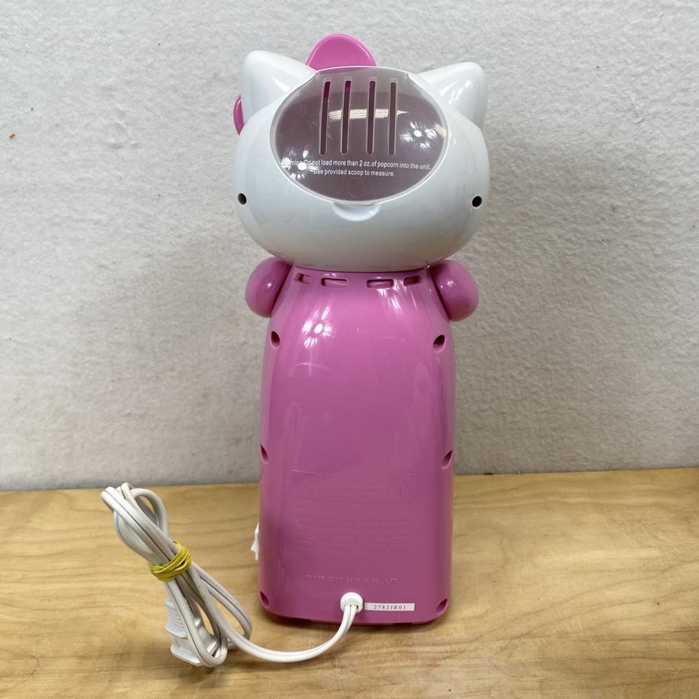 Hello Kitty Electric Popcorn Maker Machine PINK Cleaned Works