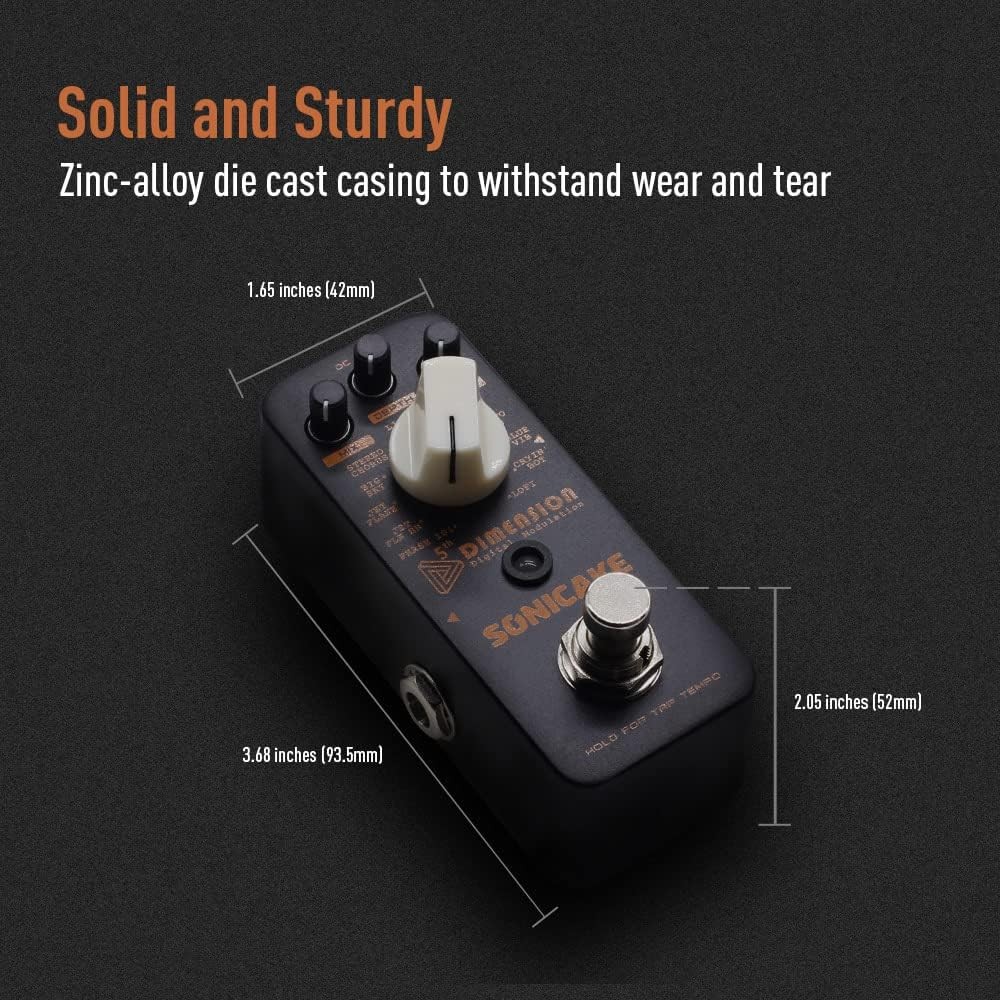 SONICAKE Modulation Pedal Guitar Phaser Flanger