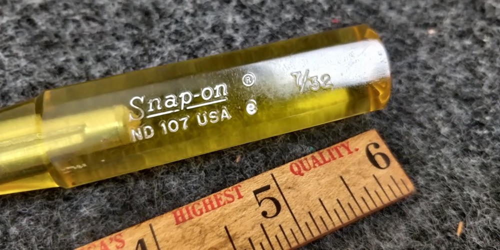 Snap On Tools ND107 Nutdriver 7/32" Nut Driver