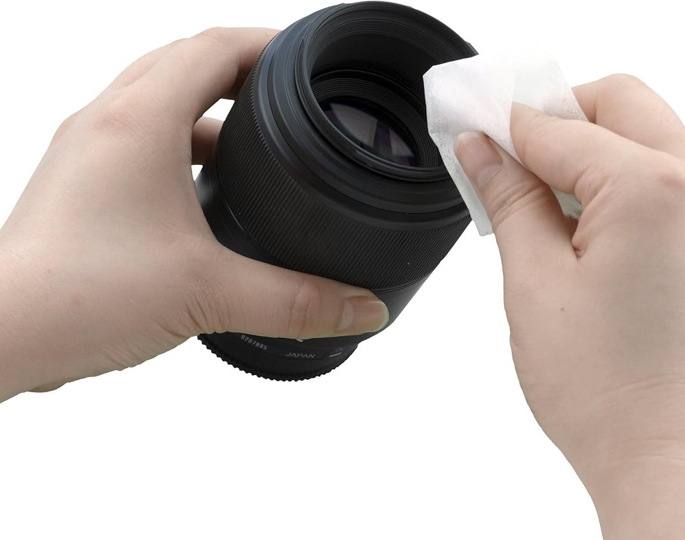 Professional Camera Cleaning Bundle: 50 Paper Tissues & 5 Microfiber Cloths