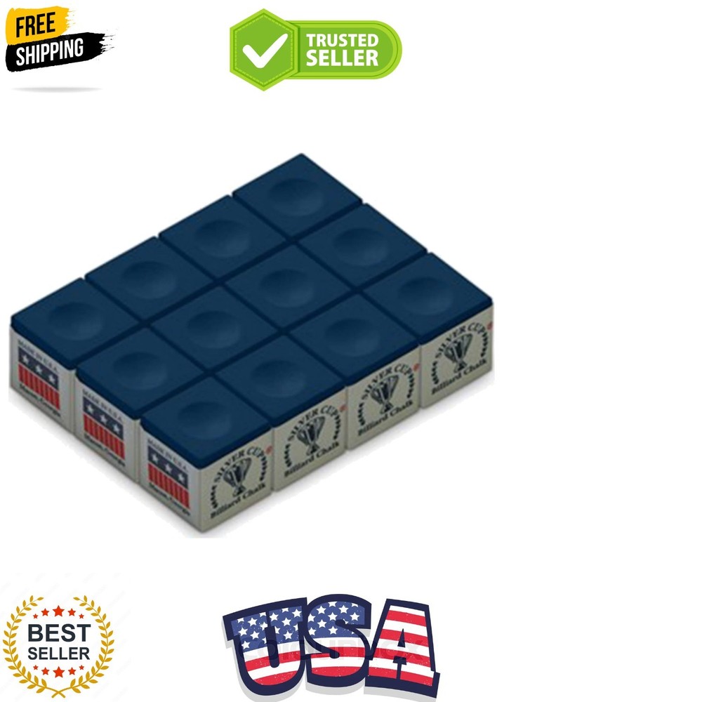 Billiard CHALK - ONE DOZEN