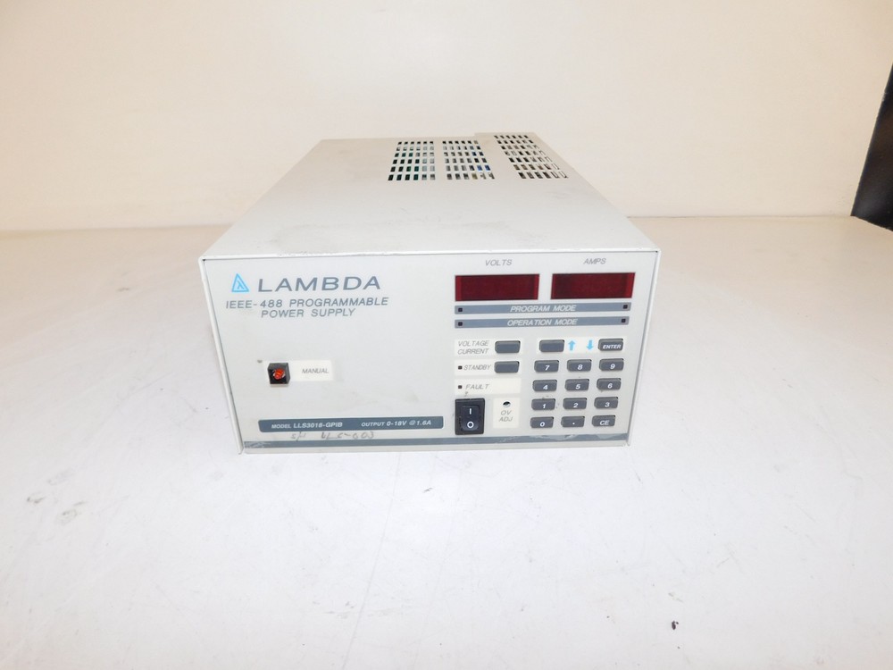 LAMBDA IEEE-488 LLS3018 PROGRAMMABLE POWER SUPPLY (LWP64)