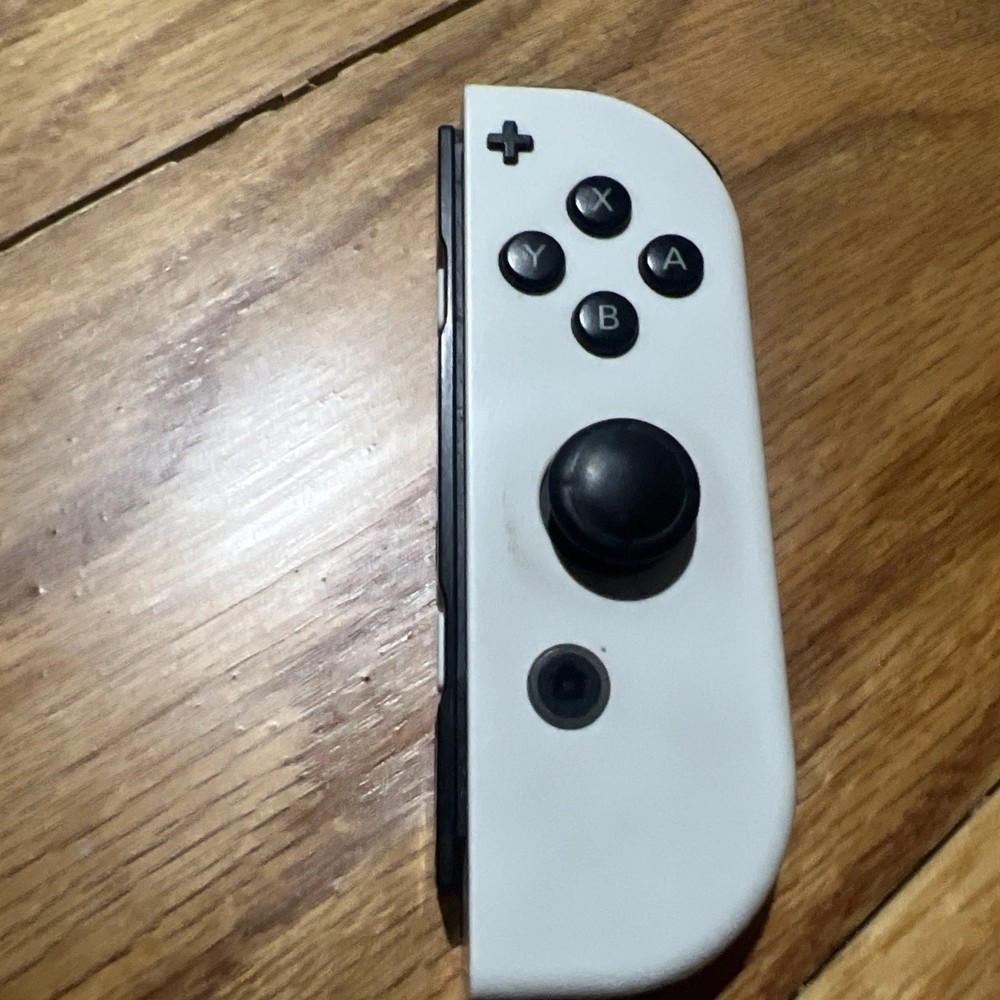 Nintendo Switch Oled White Joycons W/ Dock, Grip, Carrying Case, & Straps “READ”