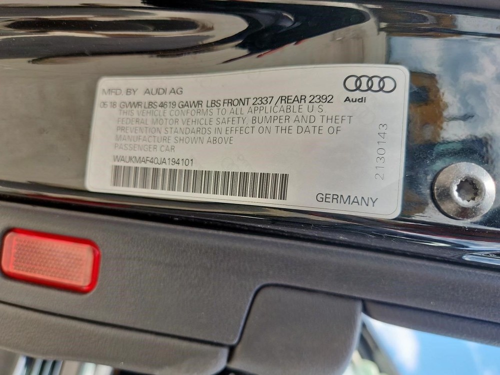 Camera/Projector Camera Decklid Mounted Opt KA6 Fits 17-23 AUDI A4 352083