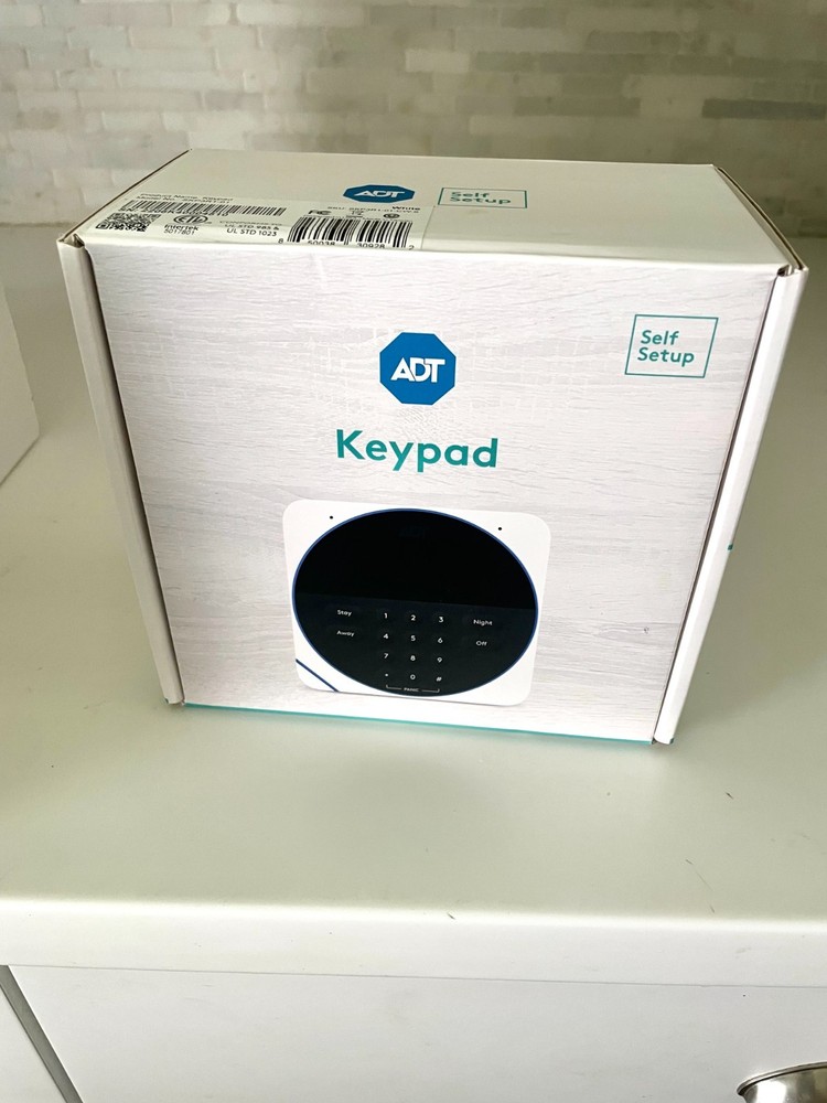 ADT+ Self Setup Alarm System + Door/Window and Motion Sensor + KEYPAD !