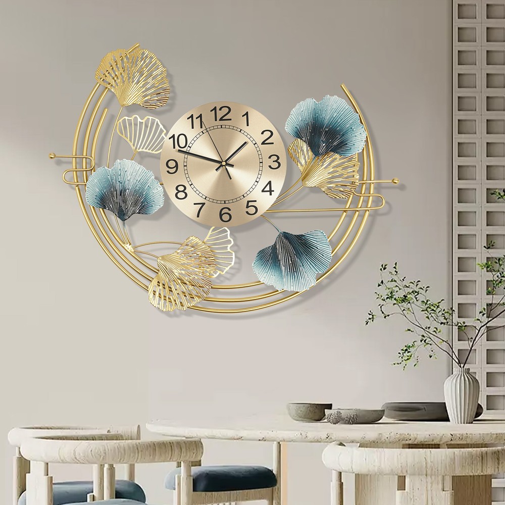 Large Wall Clock for Living Room Decor Decorative Wall Clock Gift!