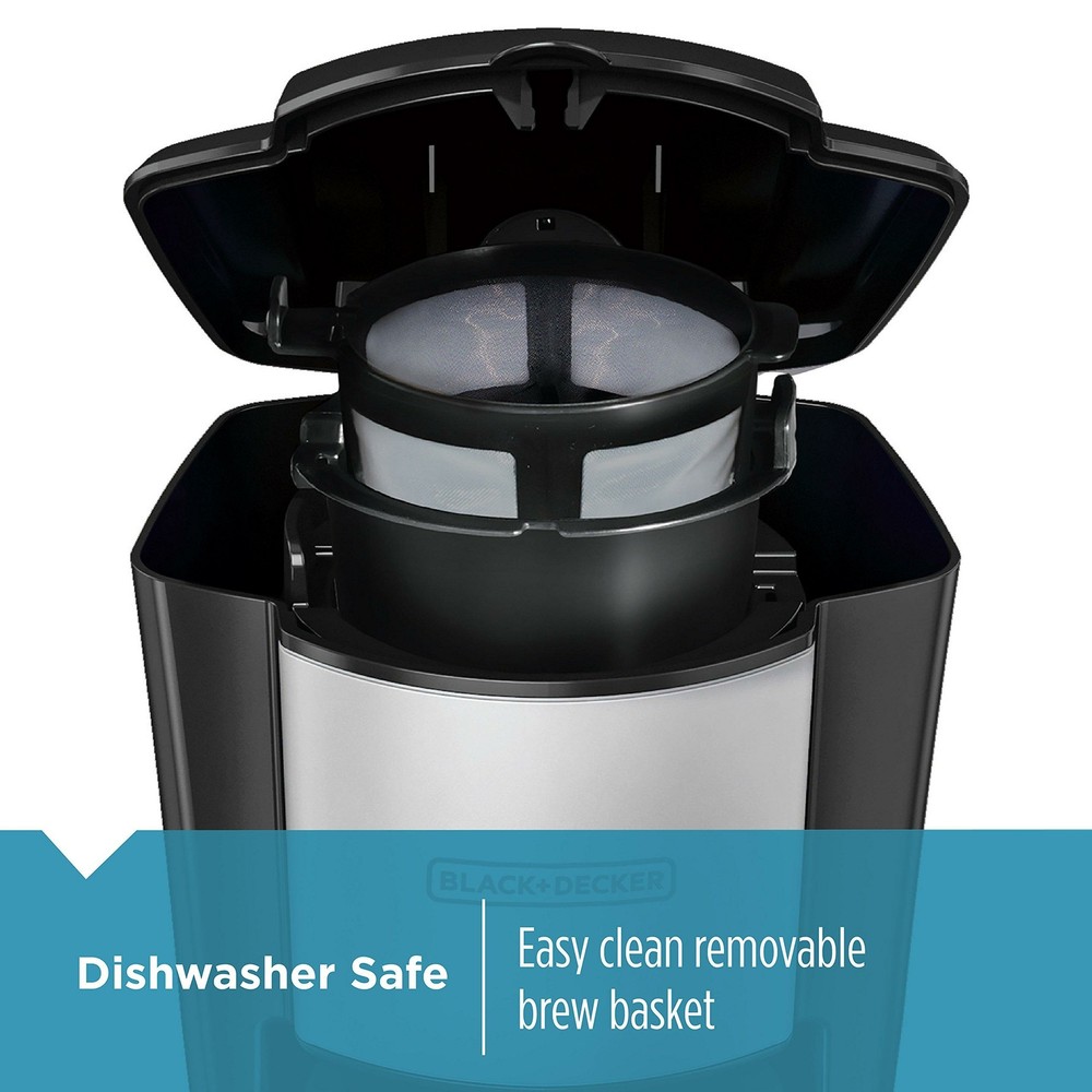BLACK+DECKER Single Serve Automatic Coffee Maker Cup Brewer Coffee Brew Dripper