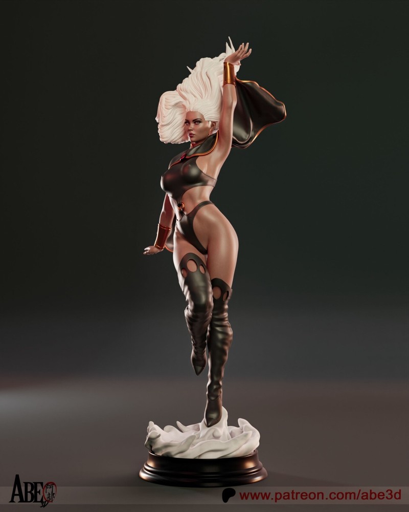 Storm Statue 3D Print Unpainted/Unassembled