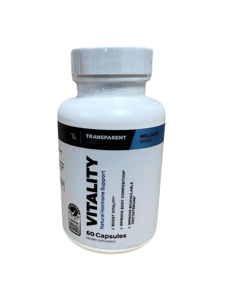 2 Pack Vitality Testosterone Booster - Testosterone Supplement for Men 60 Count.