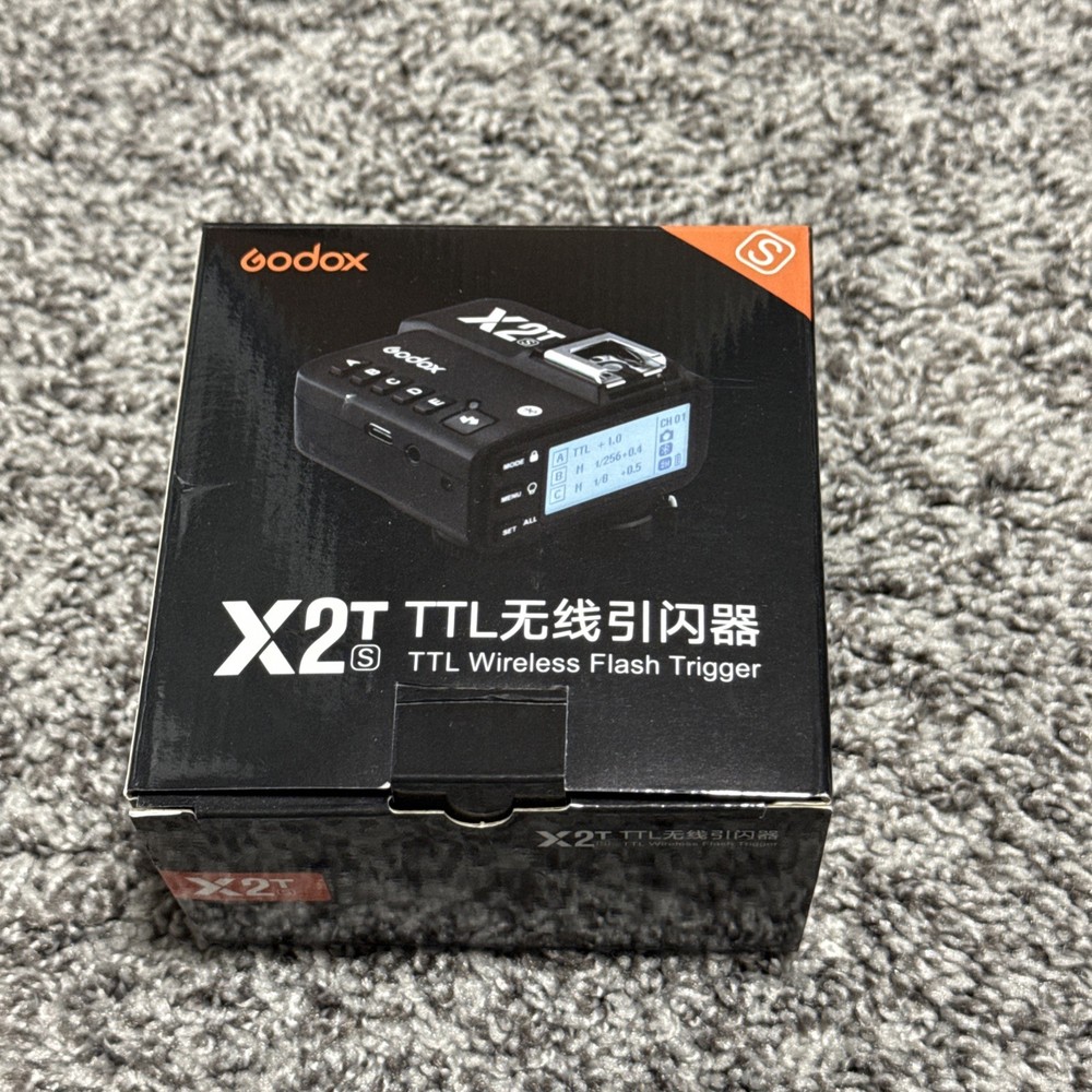 Godox X2T-S TTL Wireless Flash Trigger 2.4G Bluetooth Transmitter Brand New!