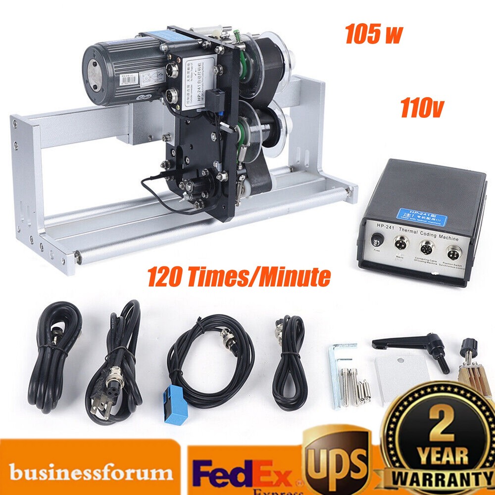 Thermal Tracking Ribbon Coding Machine Date Batch Printer for Packing Machine