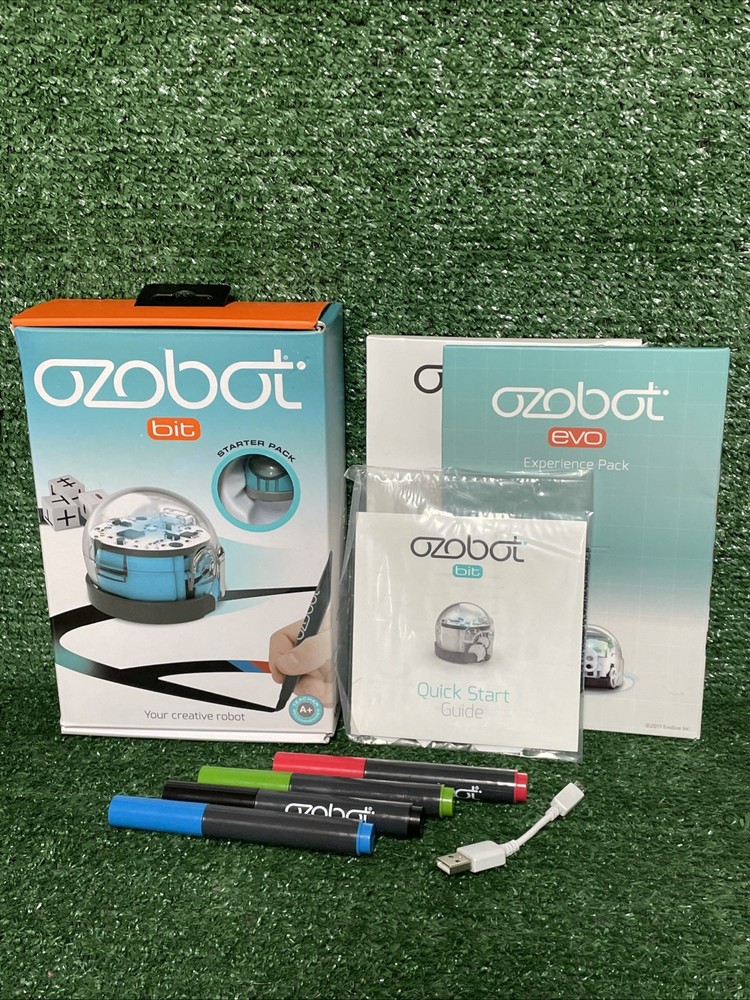 Ozobot OZO-040201-03 Bit Starter Pack Programmable Robot Toy - Blue