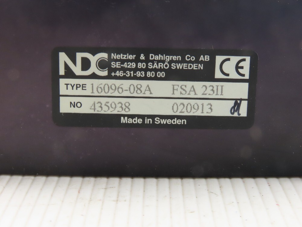 Netzler & Dahlgren 16096-08A FSA23 Servo Amplifier