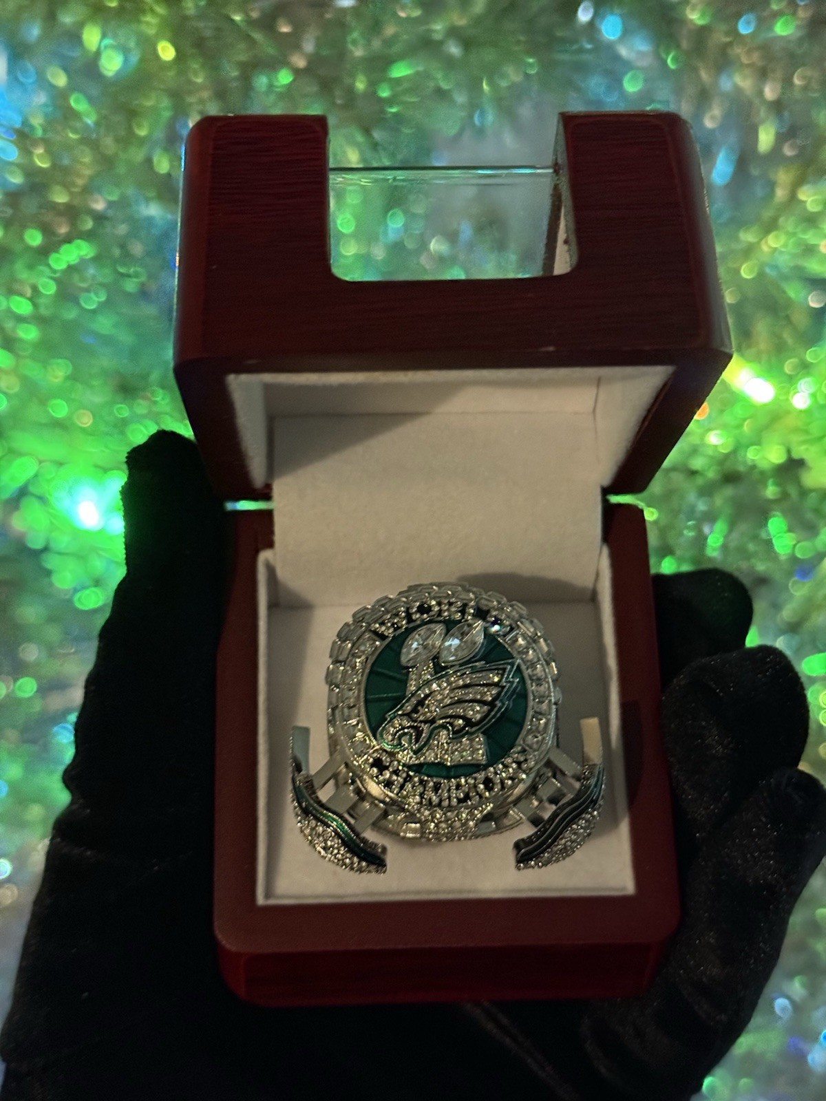 Jalen Hurts Philadelphia Eagles Championship Ring Pop Out Wings Edition