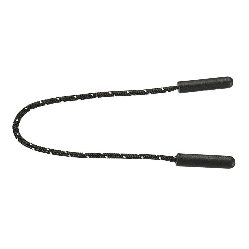 Zipper Pulls Extension Handle Cord, 20 Pack Plastic Puller Extender, Black