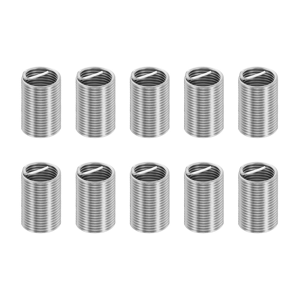 10pcs Wire Thread Inserts 3/8-24 UNF 2.5D 23.8mm Helical Threaded Sleeve