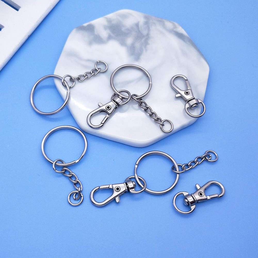 150Pcs Swivel Snap Hook Set,Stainless Small, Set