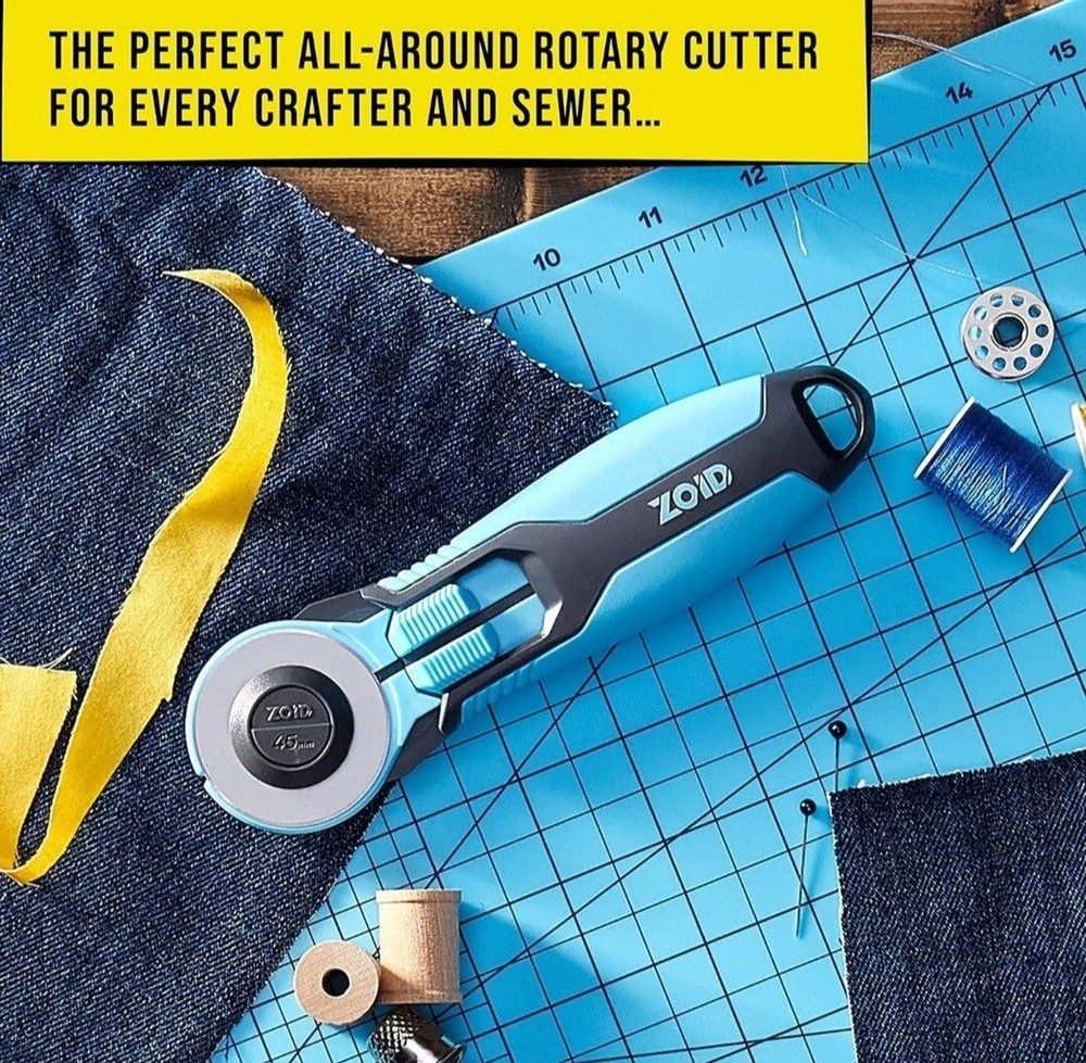 ZOID Tools 45mm Rotary Cutter with Soft-Touch Handle New