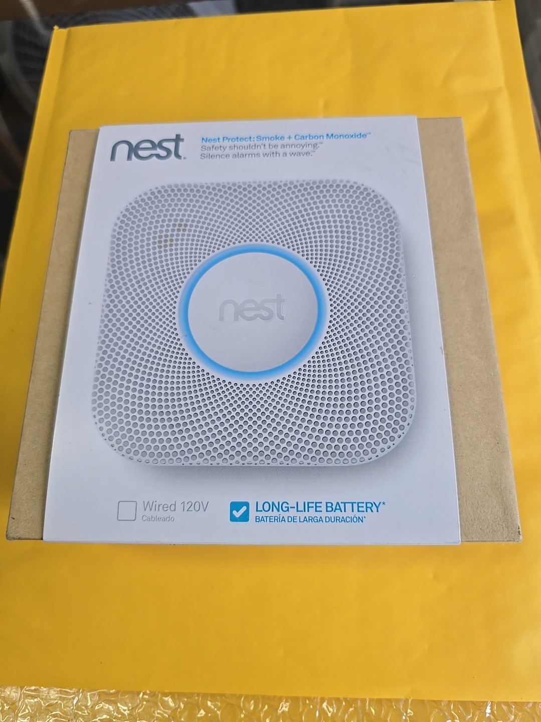 Nest Protect Smoke and Carbon Monoxide Alarm Smart Sensor