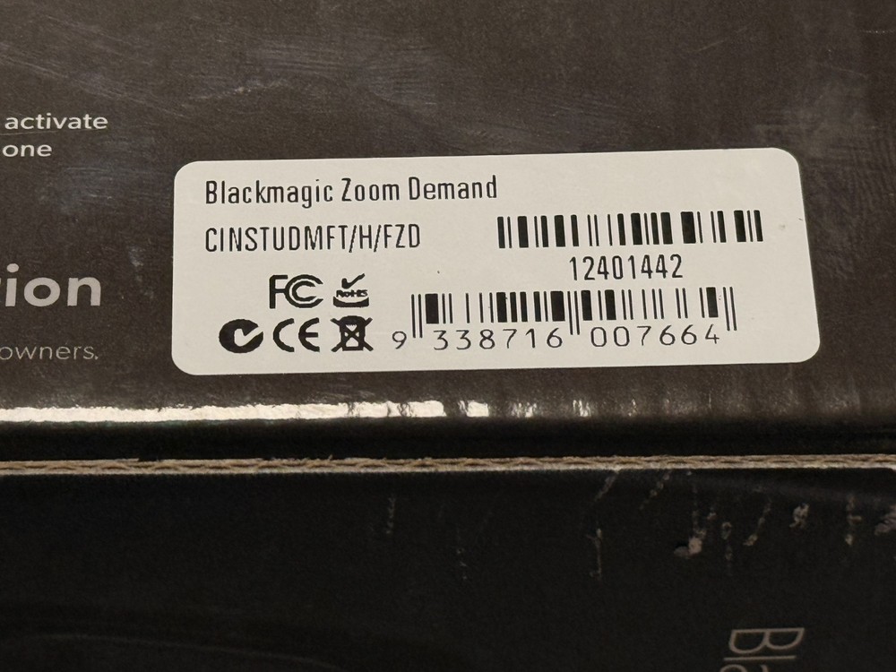 Blackmagic Zoom Demand ( Open Box)