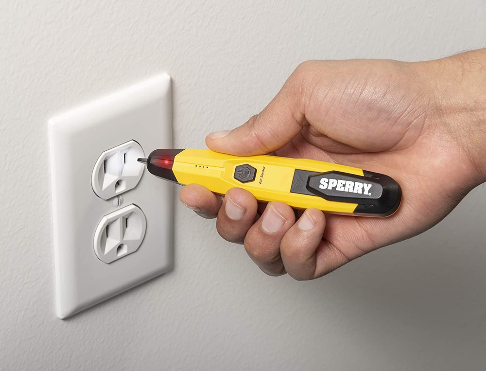Sperry Instruments VD6508 Detector with Flashlight,cETLus Listed Yellow