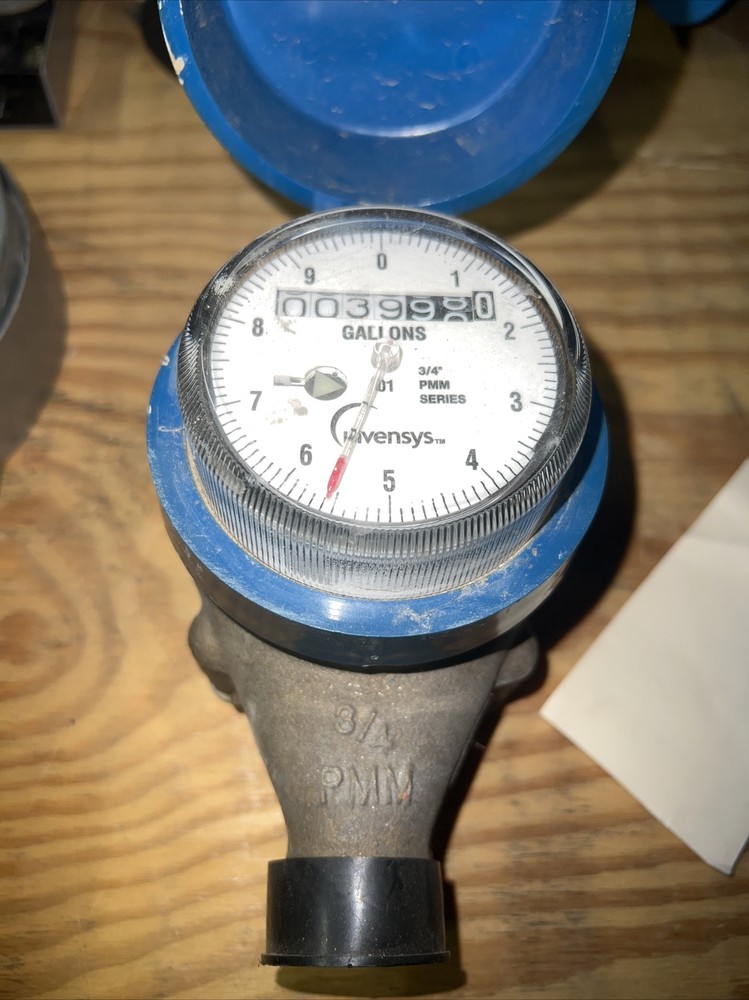 precision meter 3/4” brass water meter