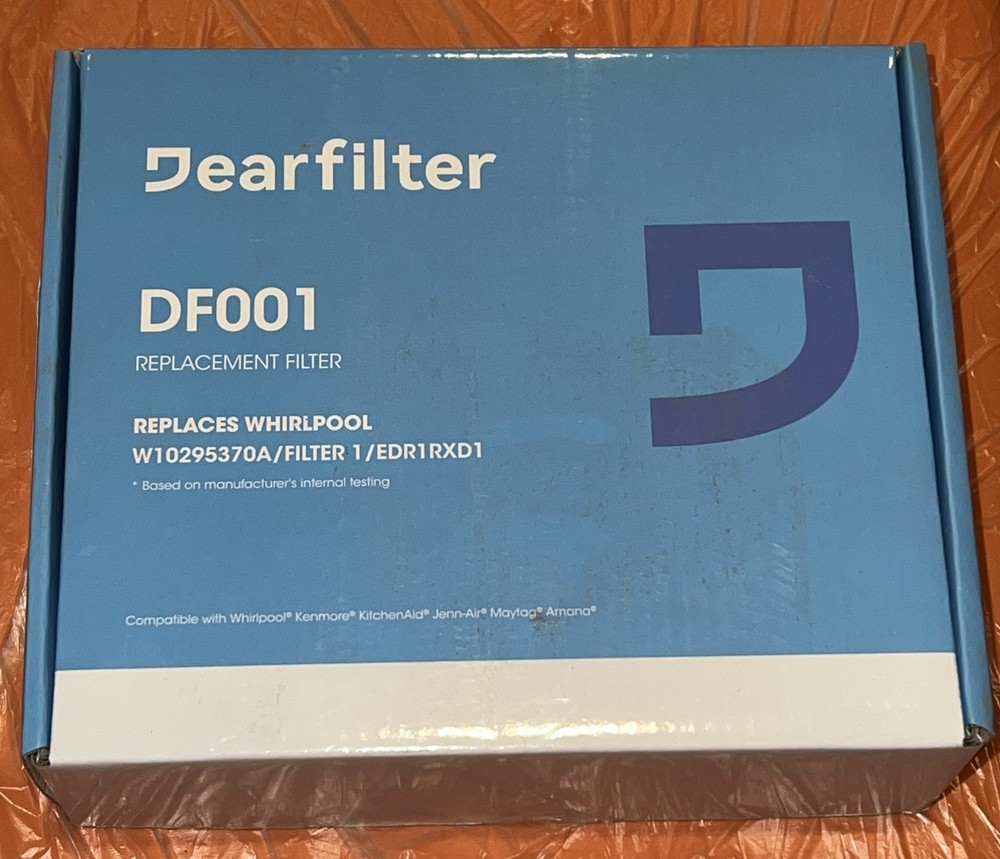 Dearfilter DF001 Refrigerator Water Filter - Whirlpool, EDR1RXD1 (3 pc)