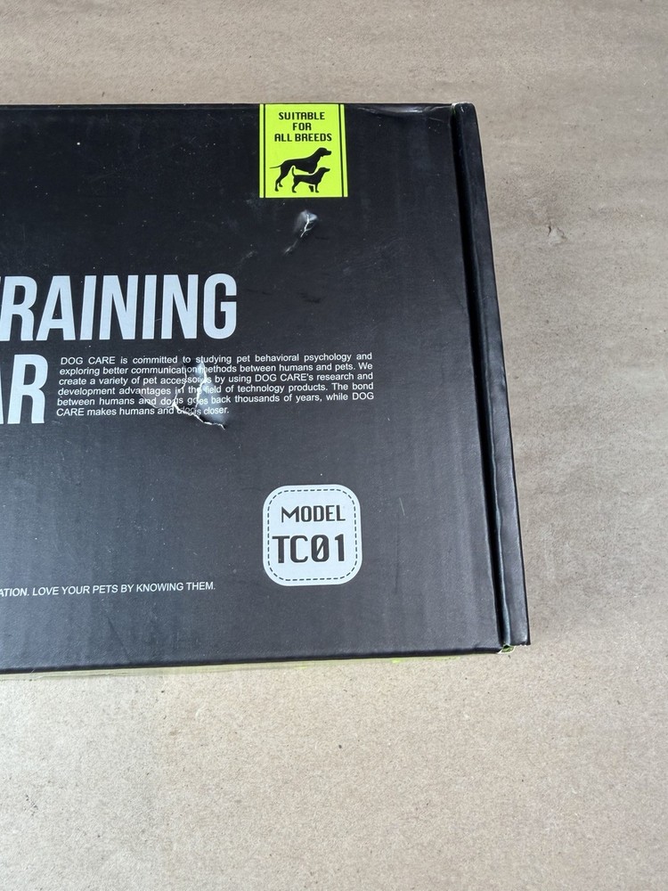 Dog Training Collar, Model TC01, Preowned, Ships Fast!