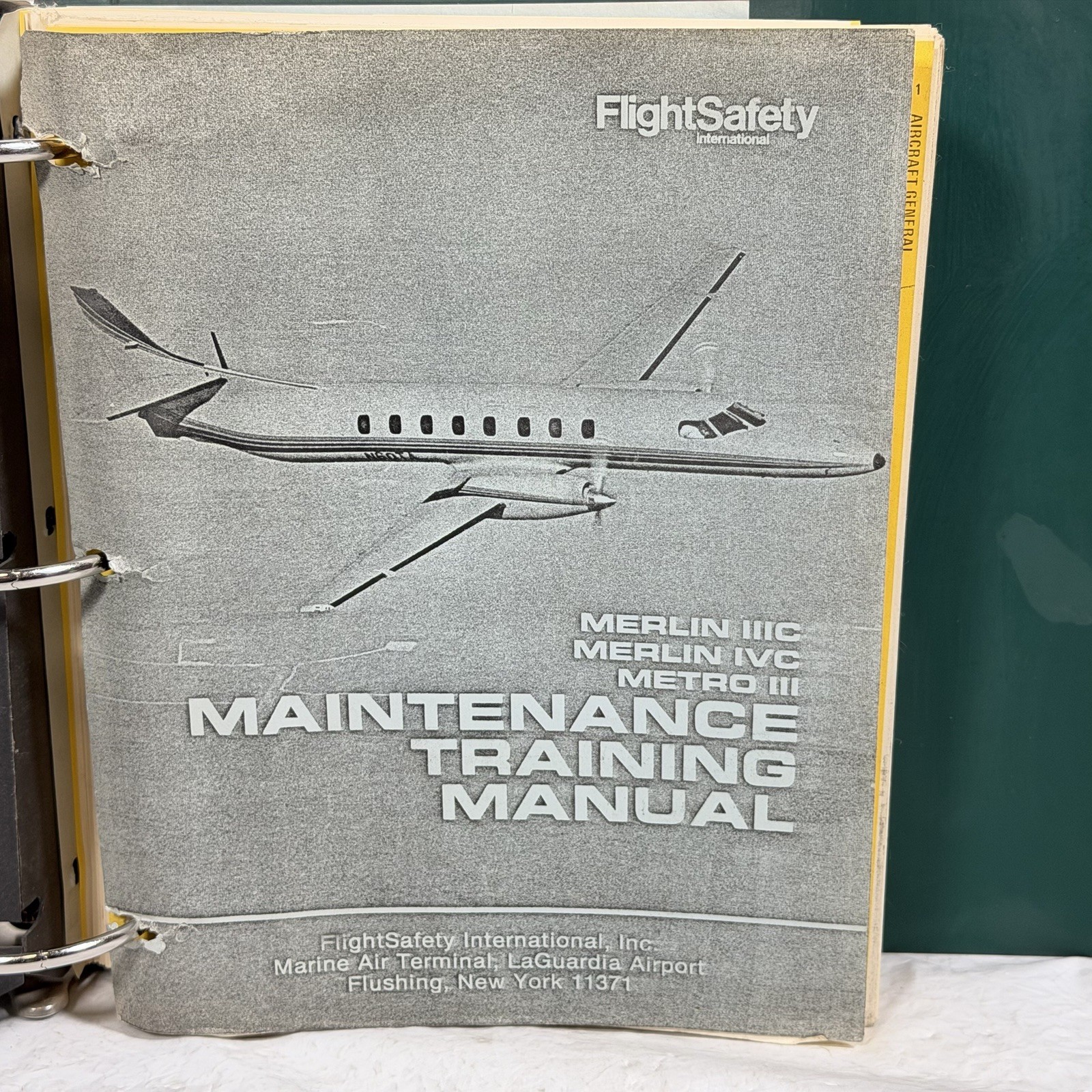 FlightSafety Merlin IIIC Merlin IVC Metro III Maintenance Training Manual