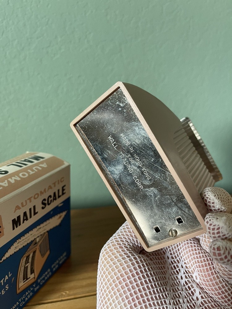 Vintage Automatic Postage Mail Scale 4” in Box 1969