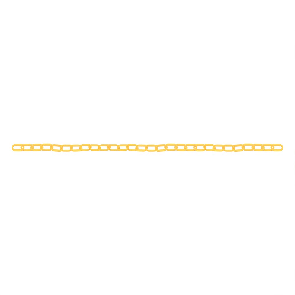 200ft Yellow Plastic Barrier Chain for Effective Crowd Control Management