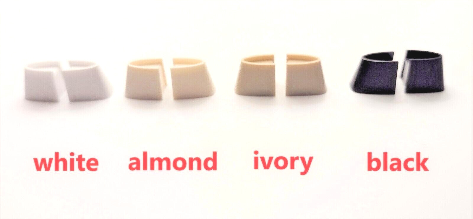 LUTRON Skylark DUAL SPLIT DIMMER replacement Slider HALF KNOBS OEM - 1 pair