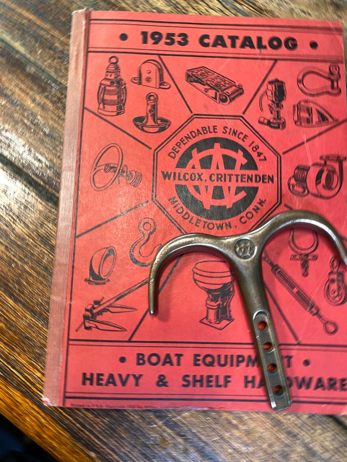 Wilcox Crittenden Sea-Security cast bronze oar locking device